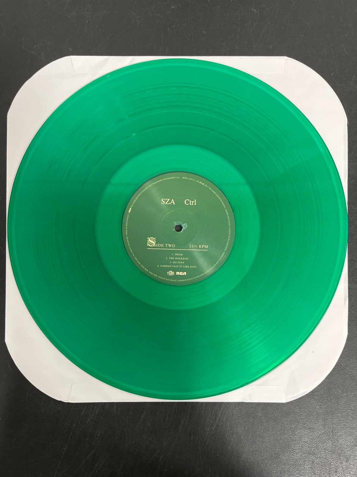 VINYL_1B - SZA - Ctrl LE Translucent Green Vinyl USED NOT TESTED