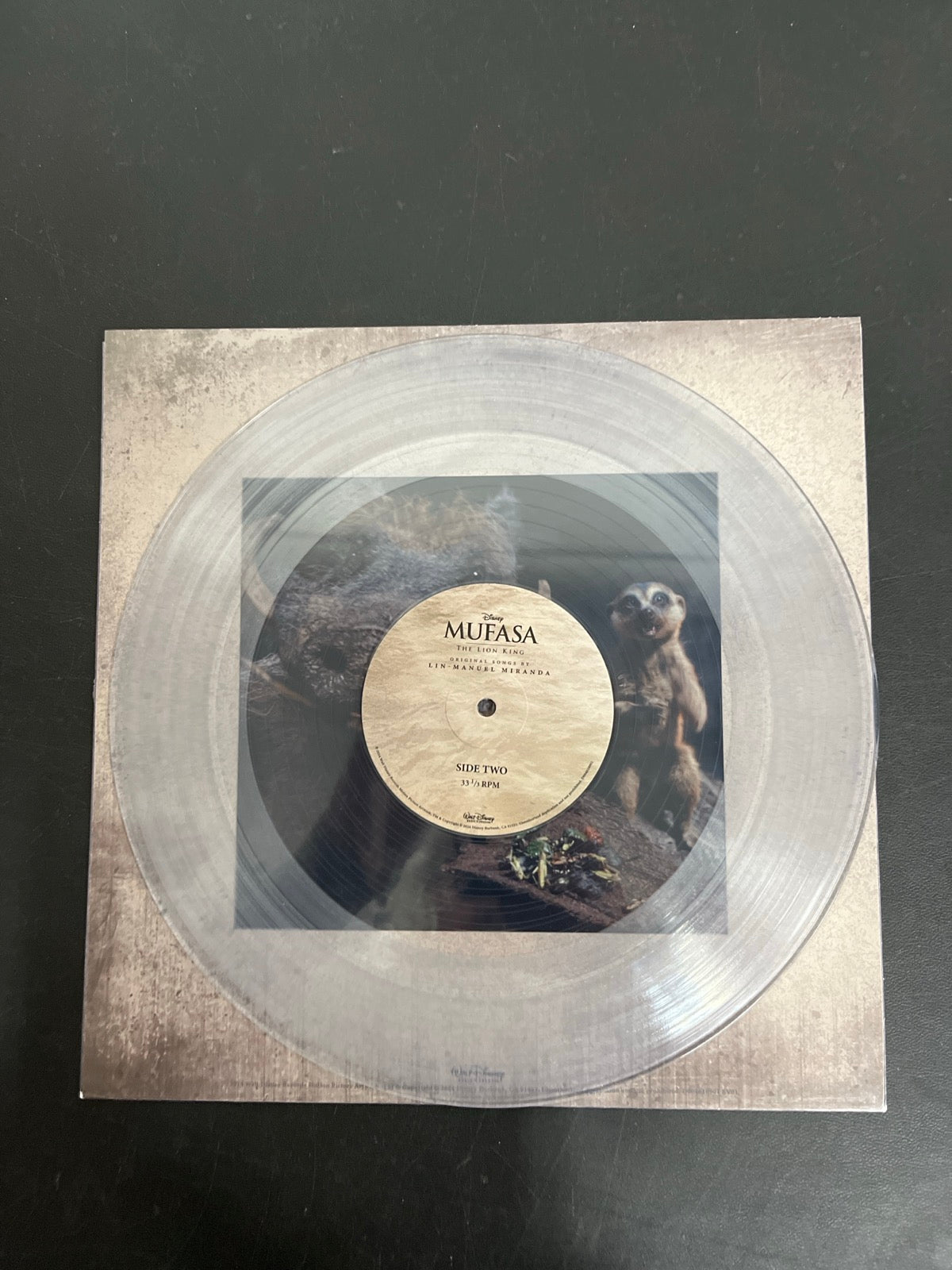 VINYL_1B - Lin-Manuel Miranda - Mufasa: The Lion King ... LE Clear Vinyl SEALED NOT TESTED