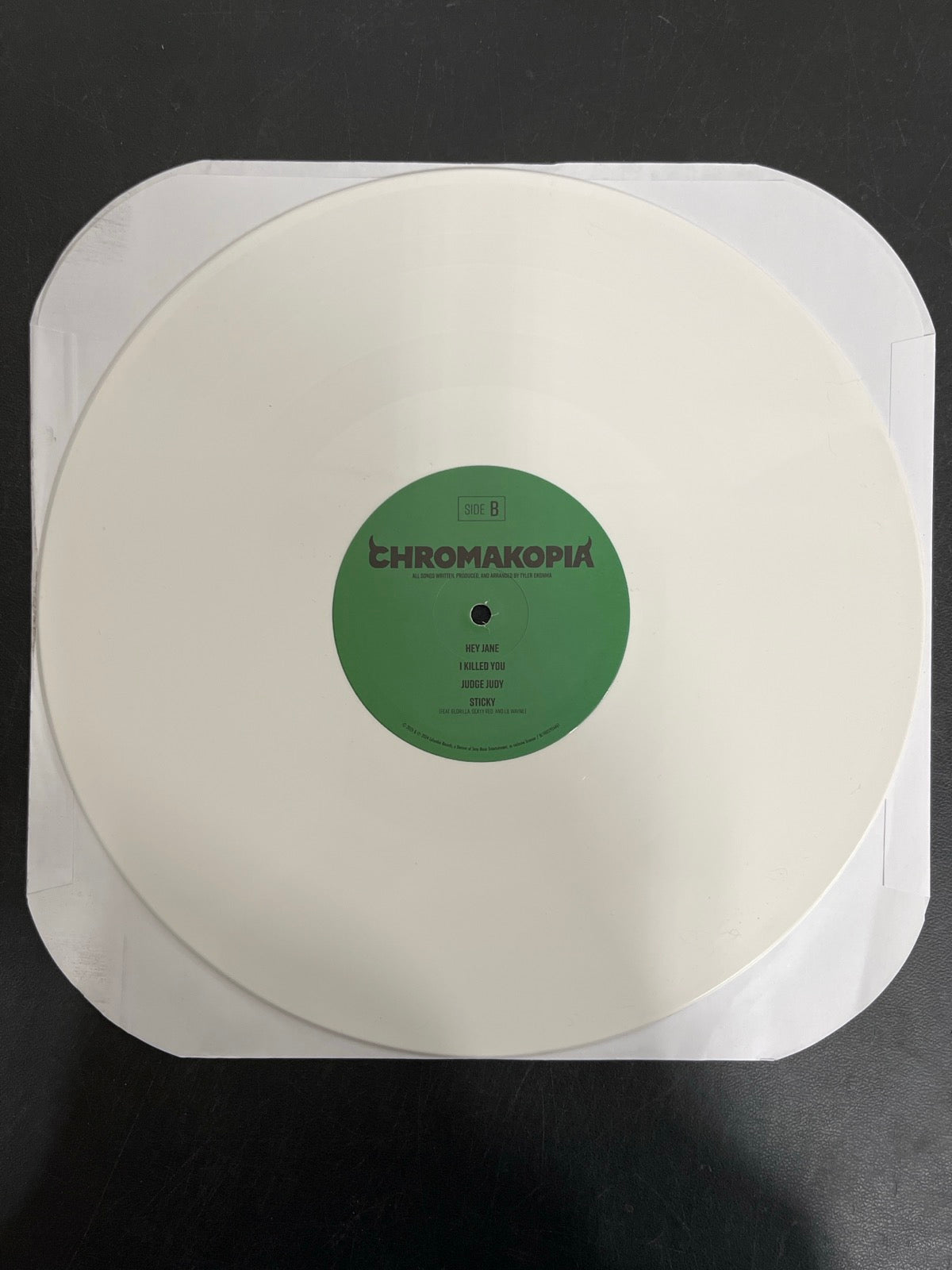 VINYL_1B - Tyler, the Creator - Chromakopia 180gm Deluxe Opaque White Vinyl USED NOT TESTED