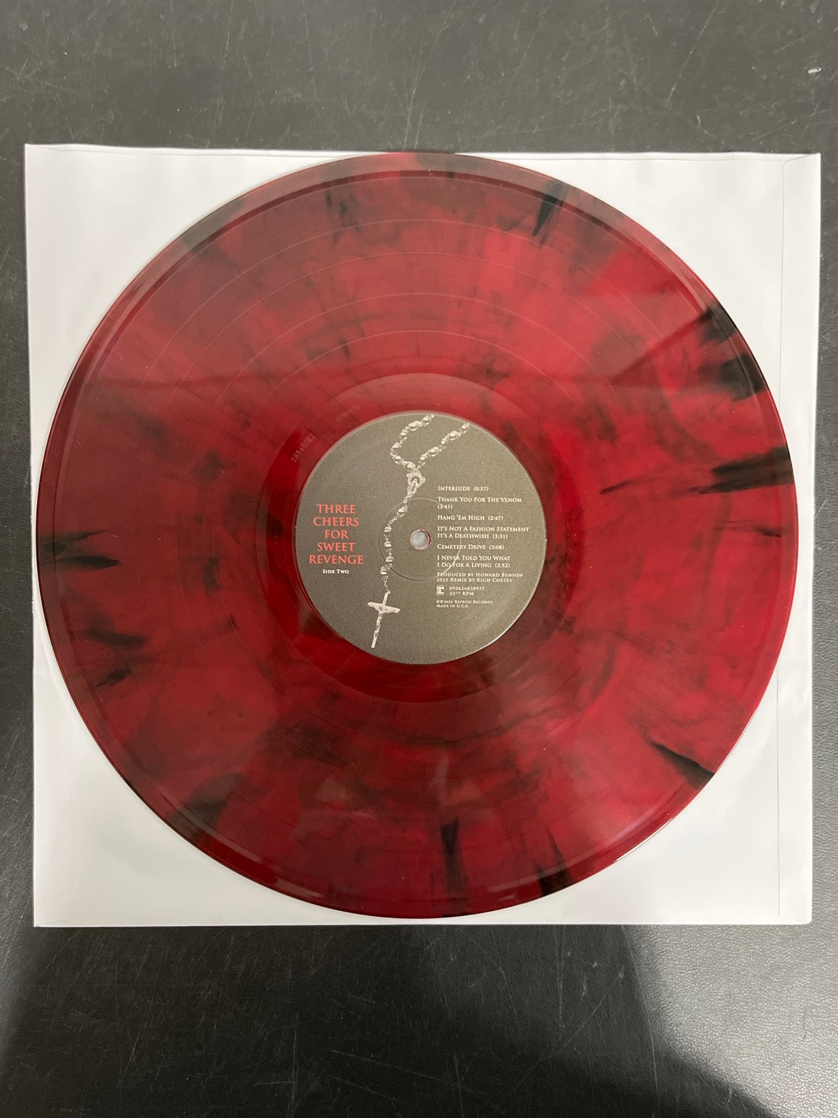 VINYL_1B - My Chemical Romance - Three Cheers ... LE Red / Black Vinyl USED NOT TESTED