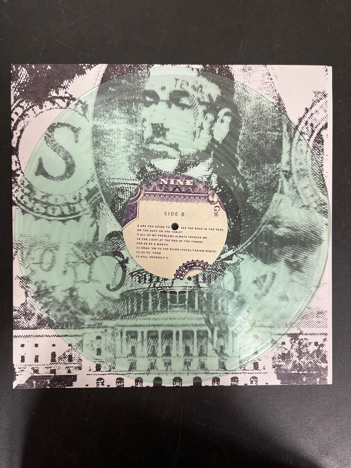 VINYL_1B - $uicideboy$ - New World Depression Clear Vinyl USED NOT TESTED