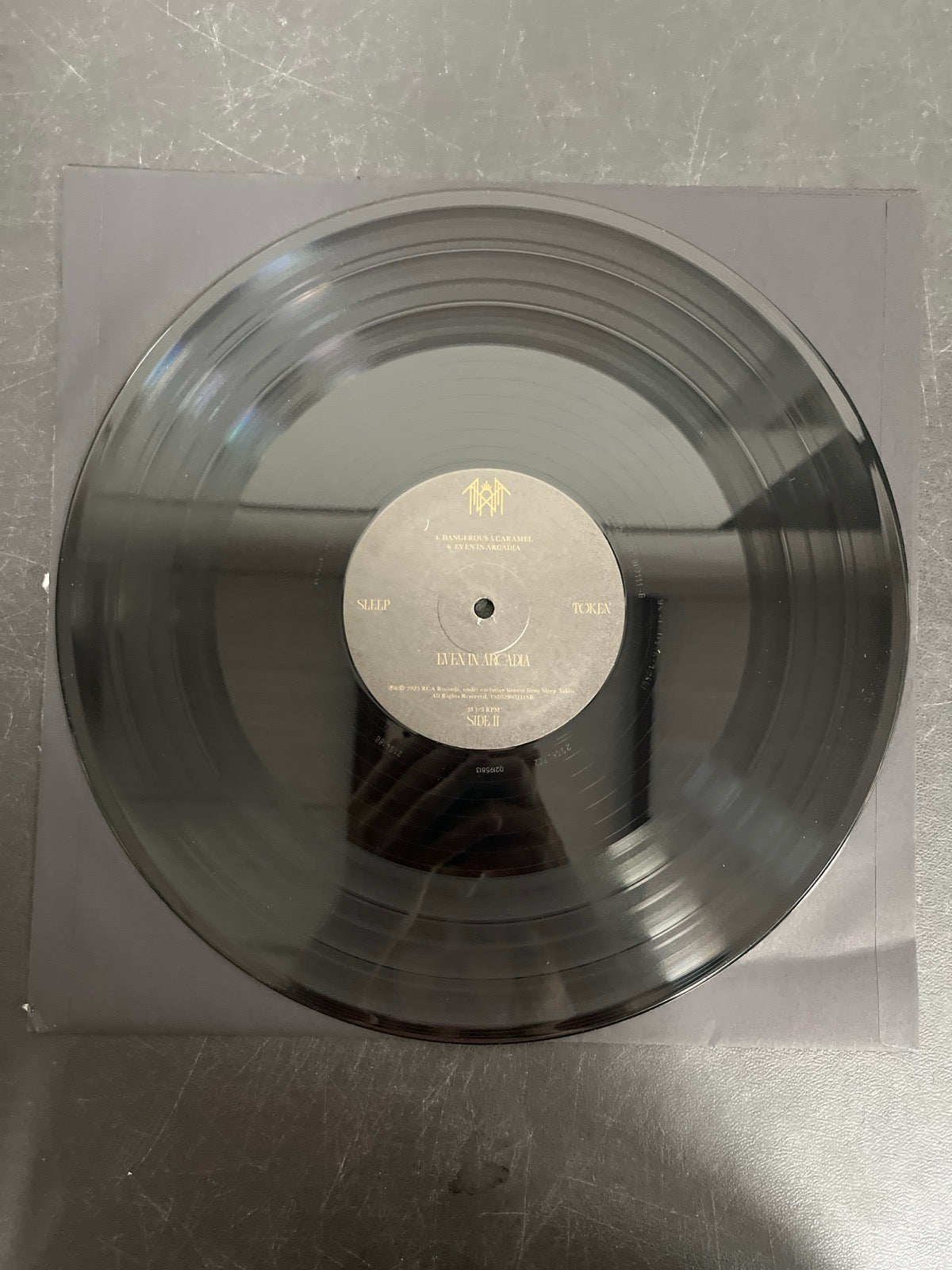 VINYL_1B - Sleep Token - Even In Arcadia Black Vinyl USED NOT TESTED