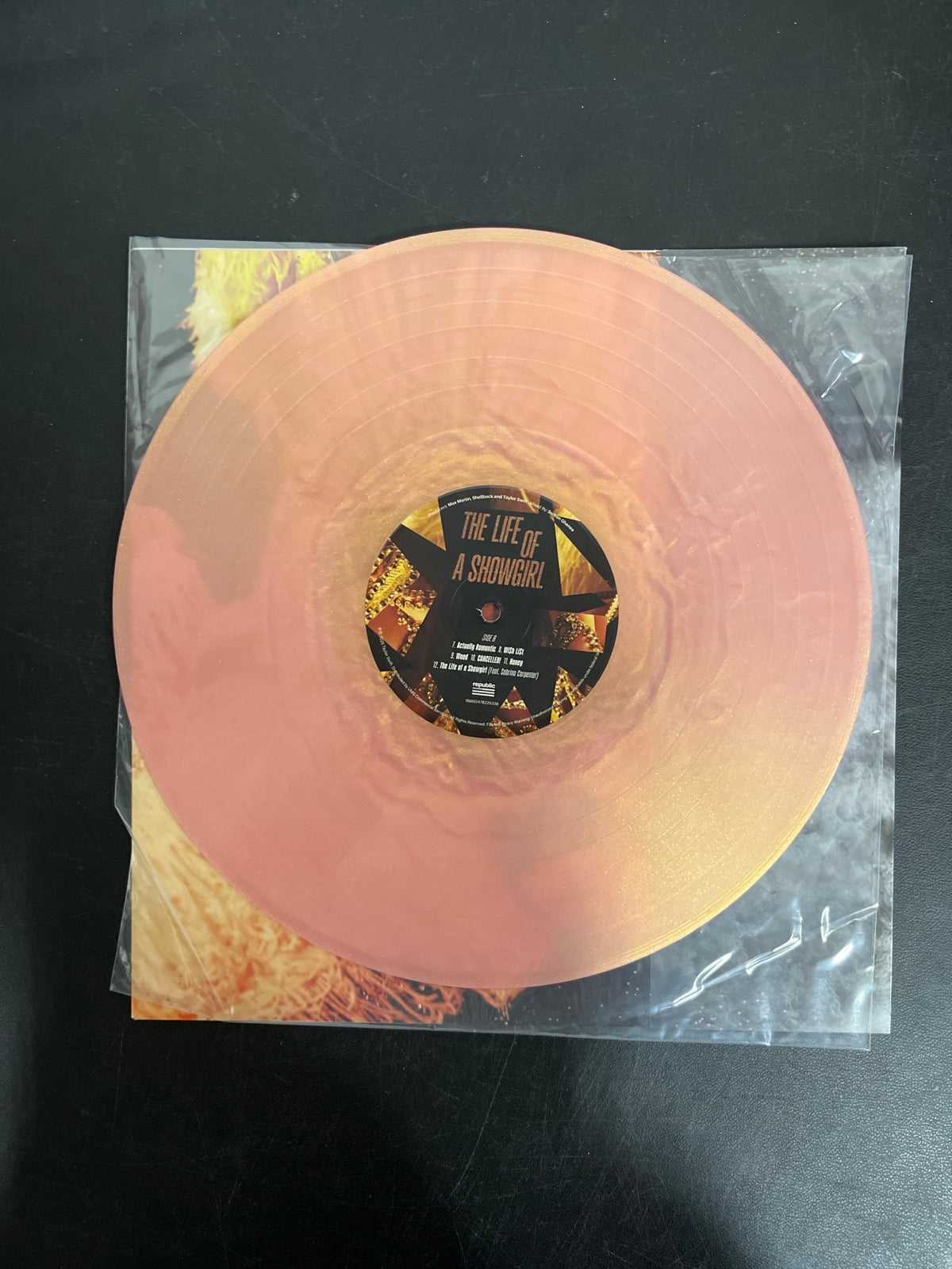 VINYL_1B - Taylor Swift - The Life of a ... LE 180gm Pink Yellow Vinyl USED NOT TESTED