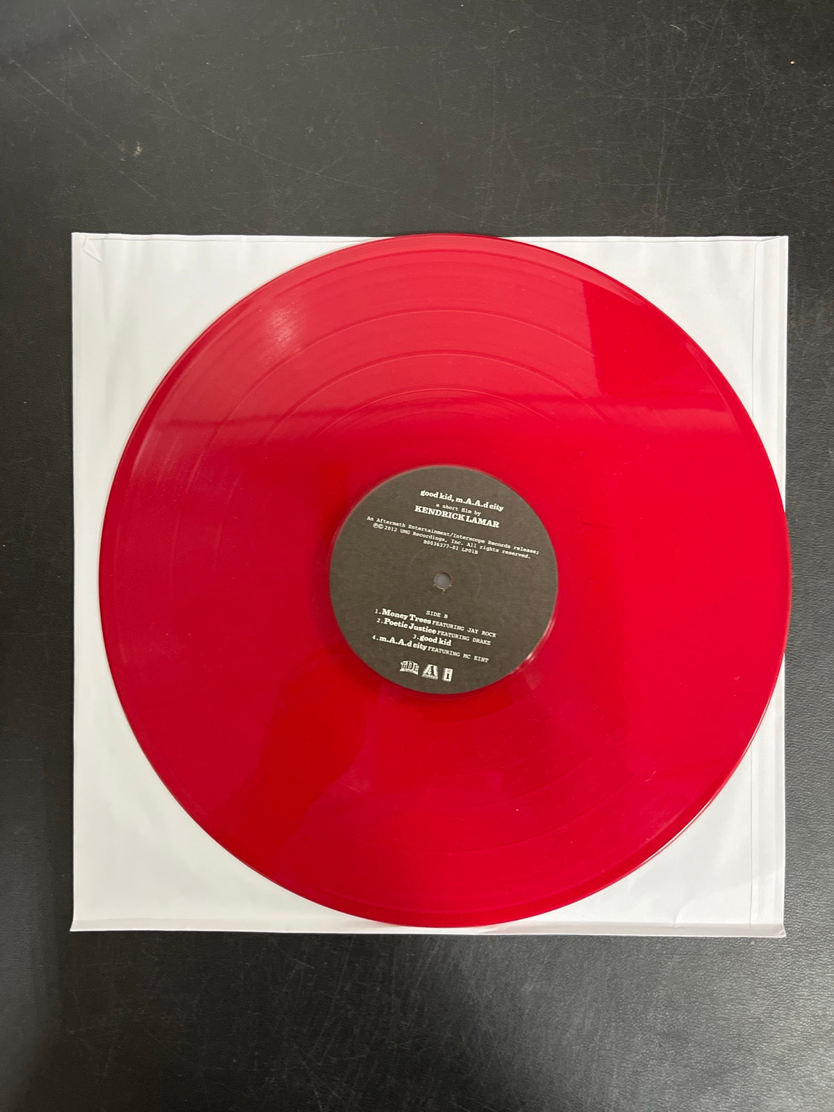 VINYL_1B - Kendrick Lamar - good kid, m.A.A.d city LE Red Vinyl USED NOT TESTED