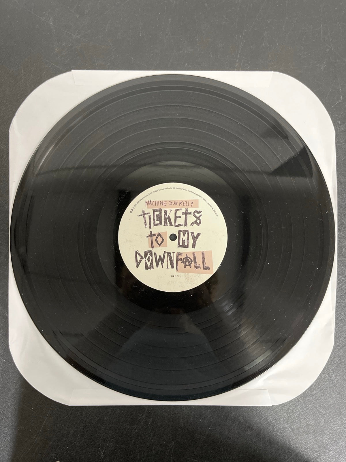 VINYL_1B - Machine Gun Kelly - Tickets To My Downfall Black Vinyl USED NOT TESTED