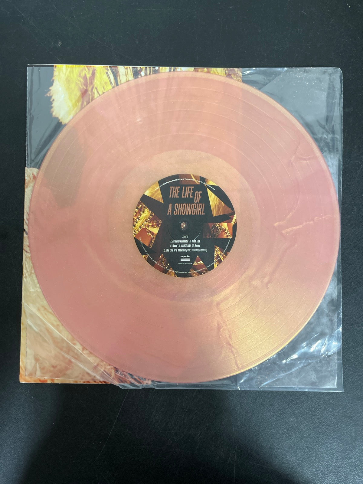 VINYL_1B - Taylor Swift - The Life of a ... LE 180gm Pink Yellow Vinyl USED NOT TESTED