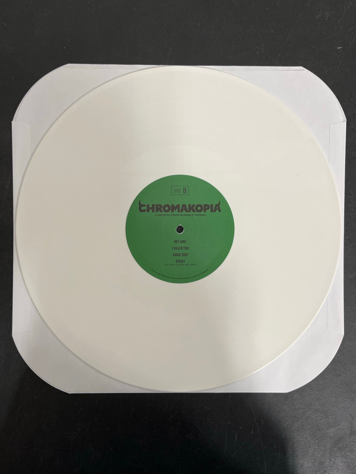 VINYL_1B - Tyler, the Creator - Chromakopia 180gm Deluxe Opaque White Vinyl USED NOT TESTED