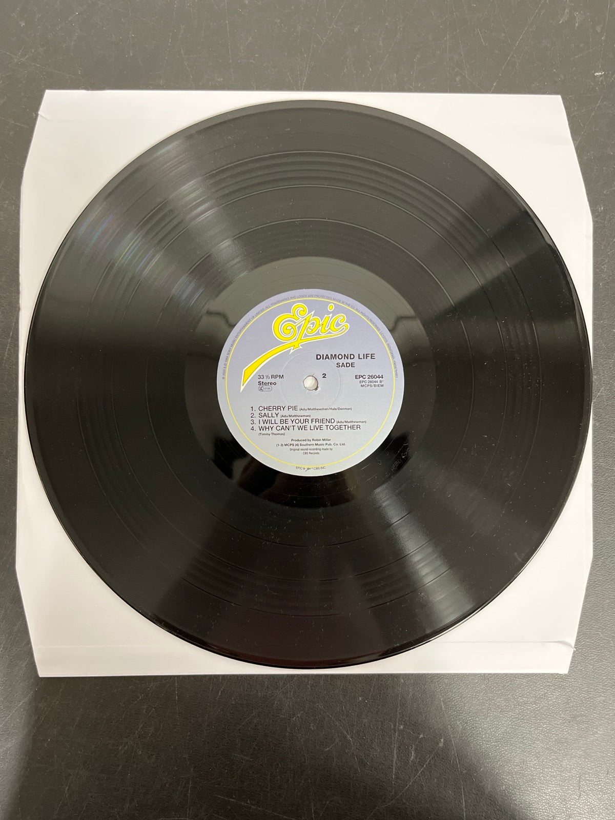 VINYL_1B - Sade - Diamond Life LE 180gm Black Vinyl USED NOT TESTED