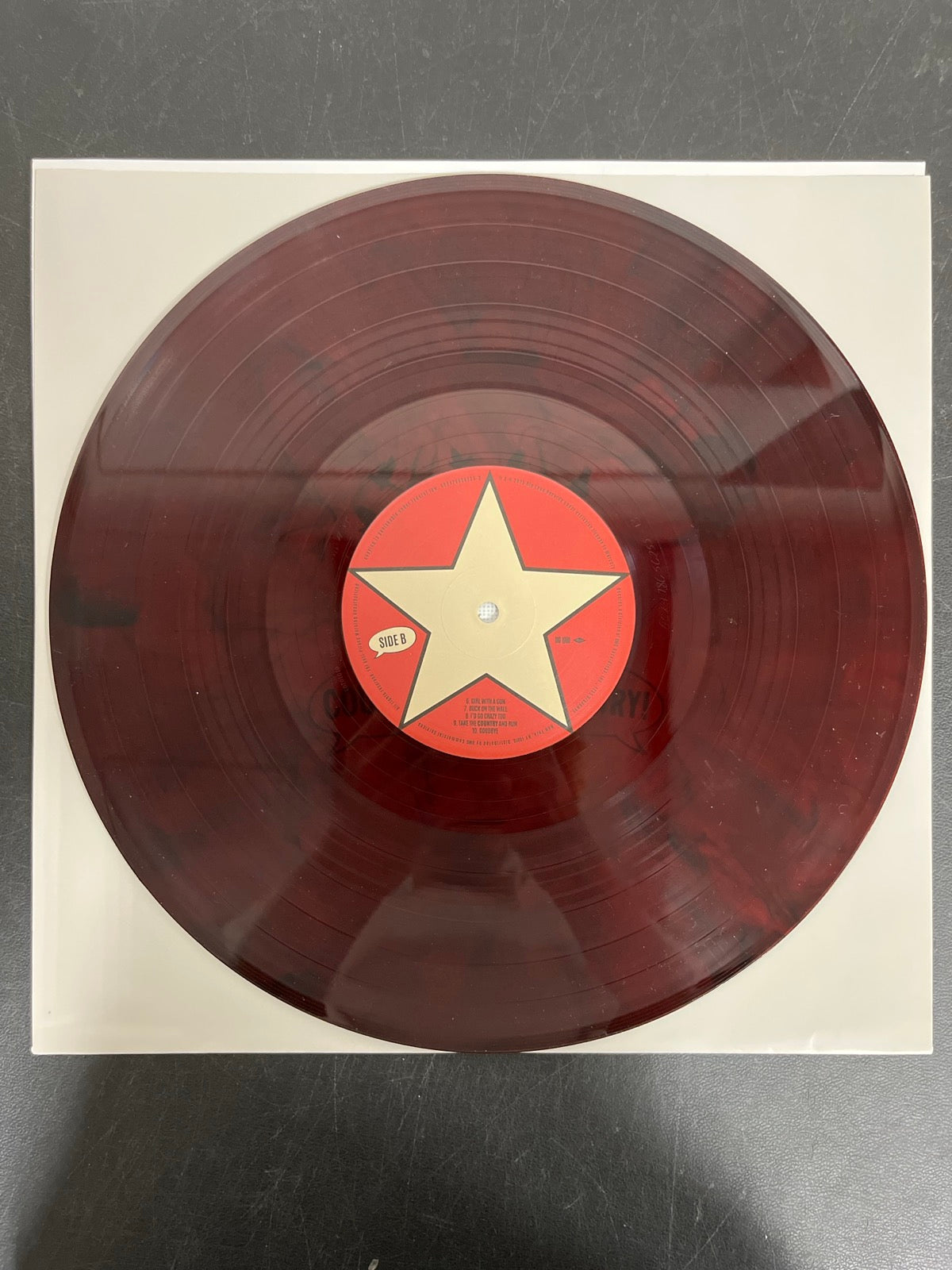 VINYL_1B - Hardy - Country! Country! LE Molton Lava Vinyl USED NOT TESTED