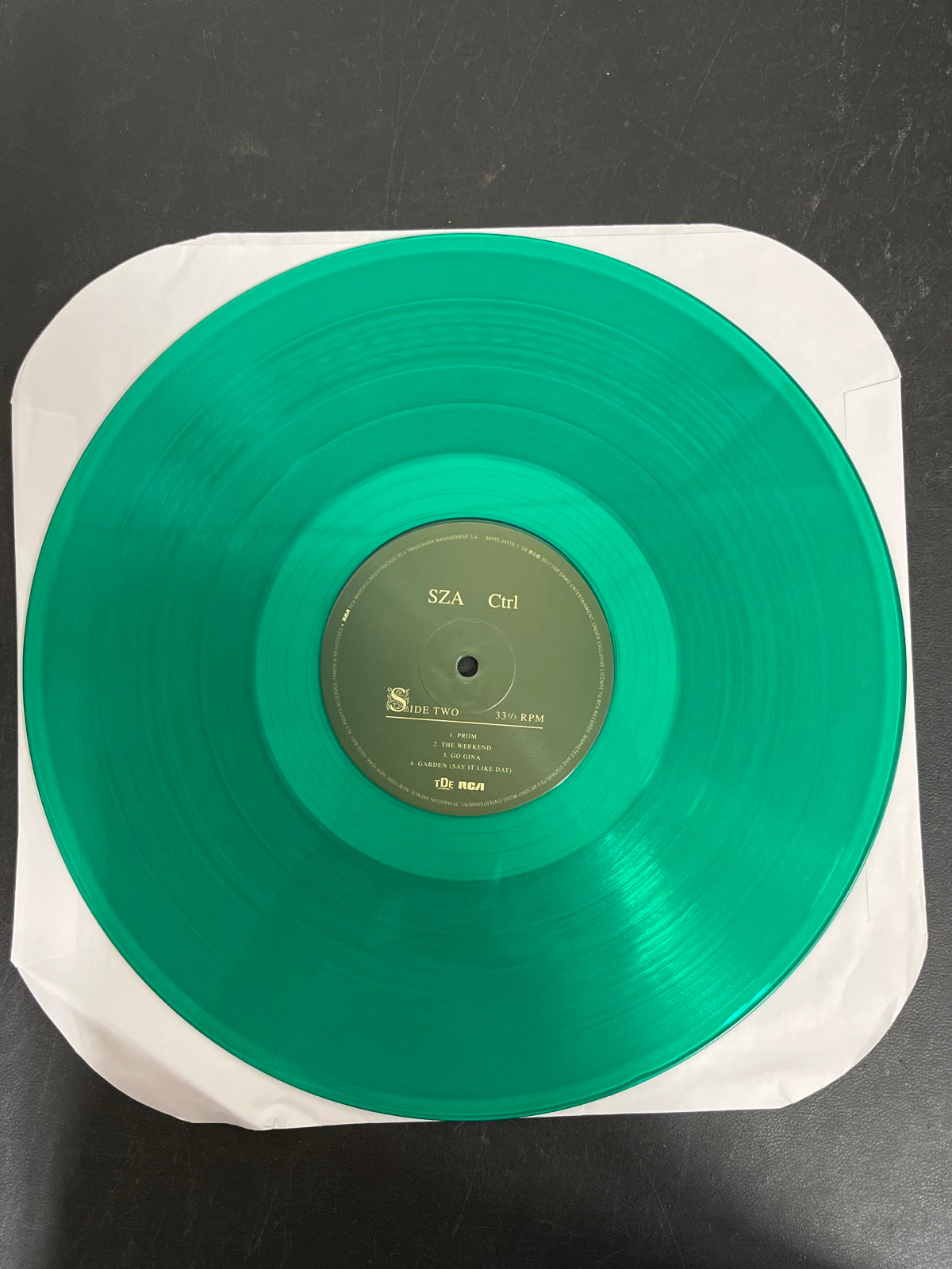 VINYL_1B - SZA - Ctrl LE Translucent Green Vinyl USED NOT TESTED