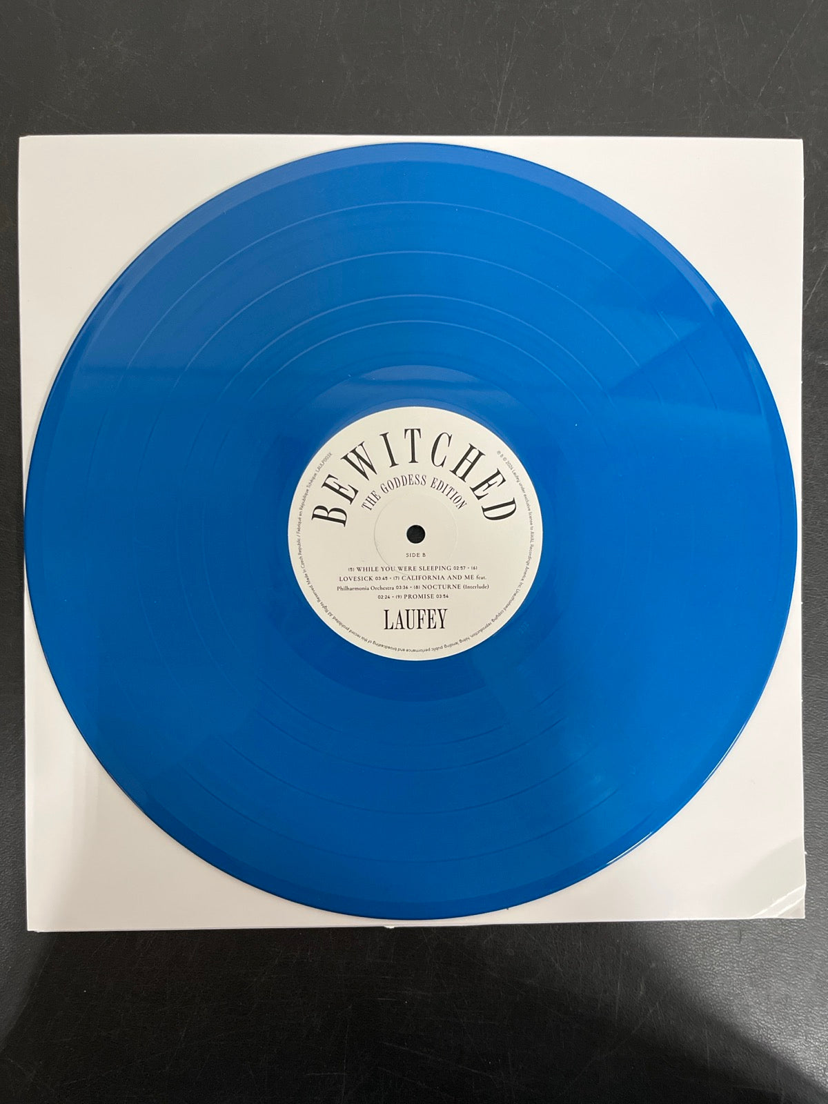 VINYL_1B - Laufey - Bewitched: The Goddess Edition LE Blue Vinyl USED NOT TESTED