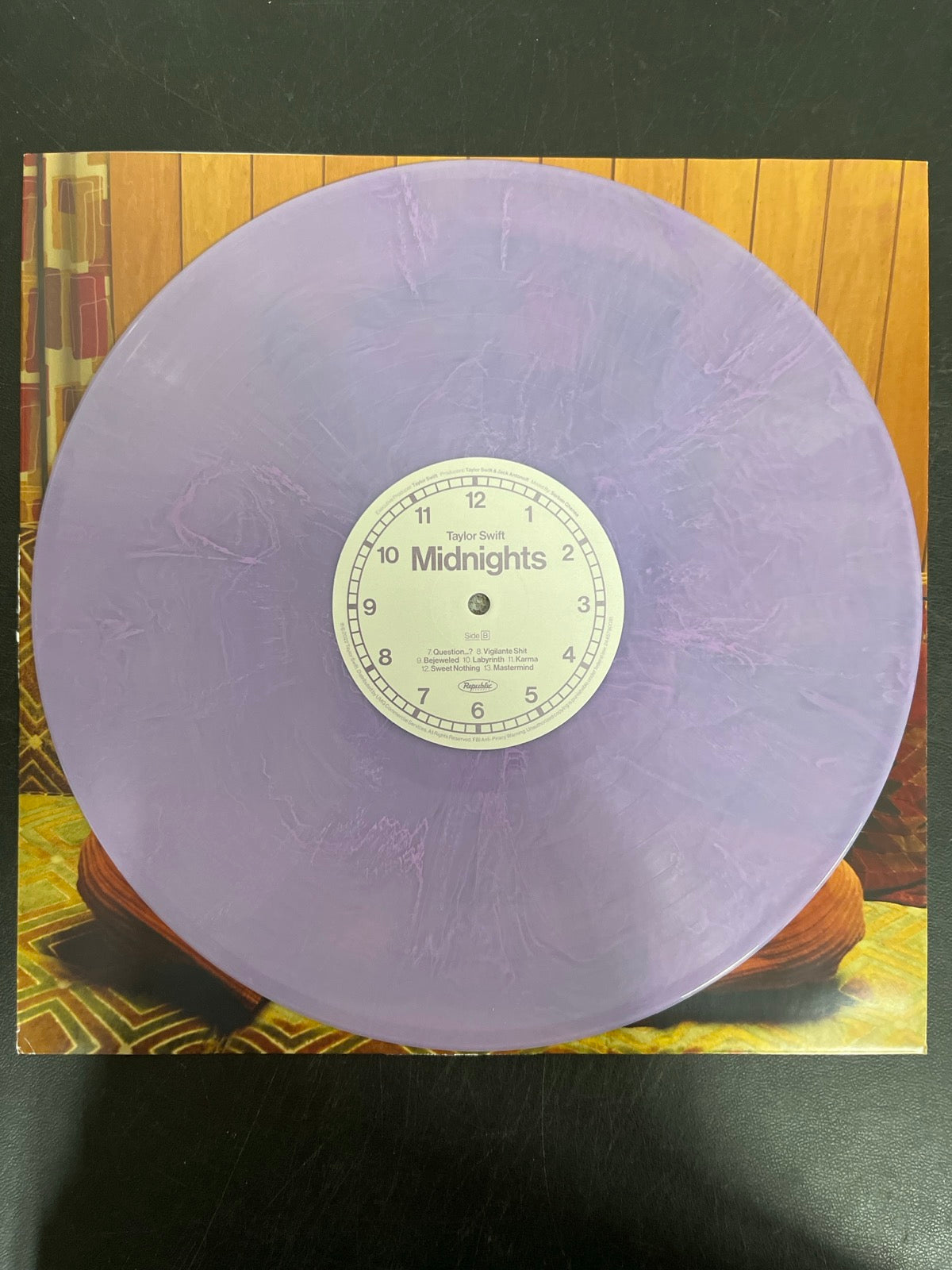 VINYL_1B - Taylor Swift - Midnights Reissue Lavender Vinyl USED NOT TESTED