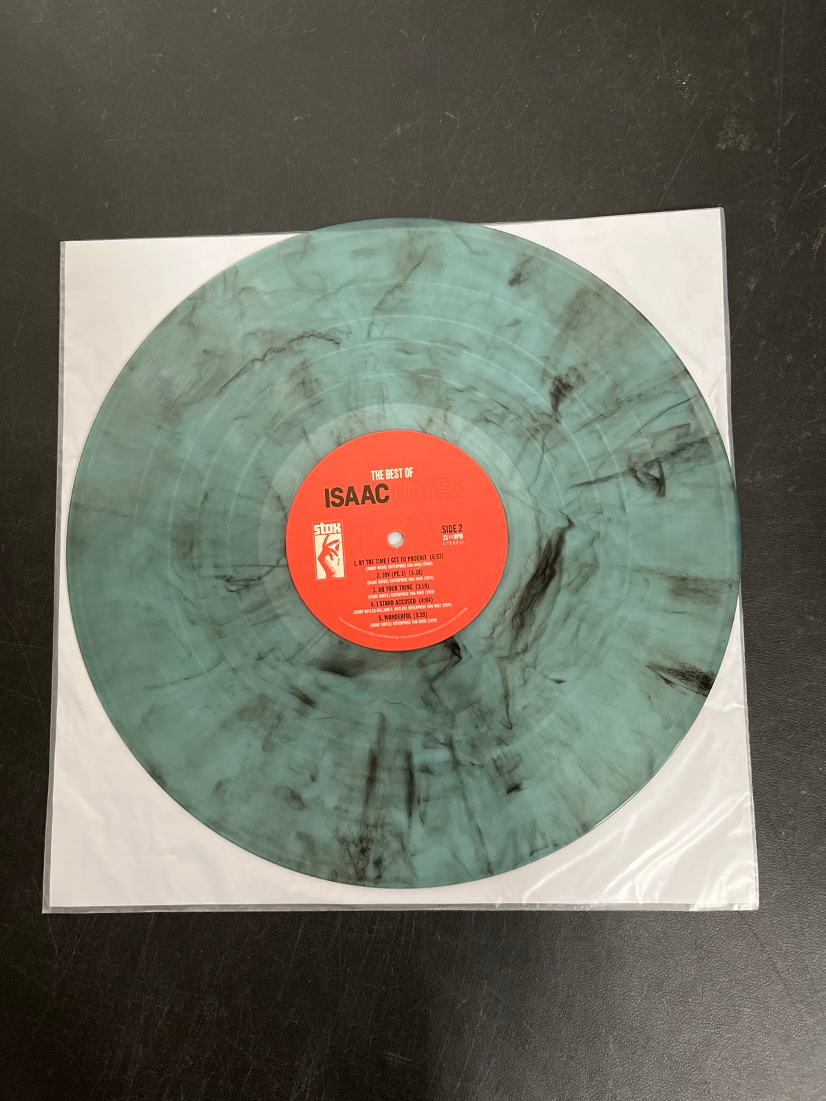 VINYL_1B - Isaac Hayes - The Best Of Isaac H... LE Remastered Smoke Vinyl USED NOT TESTED