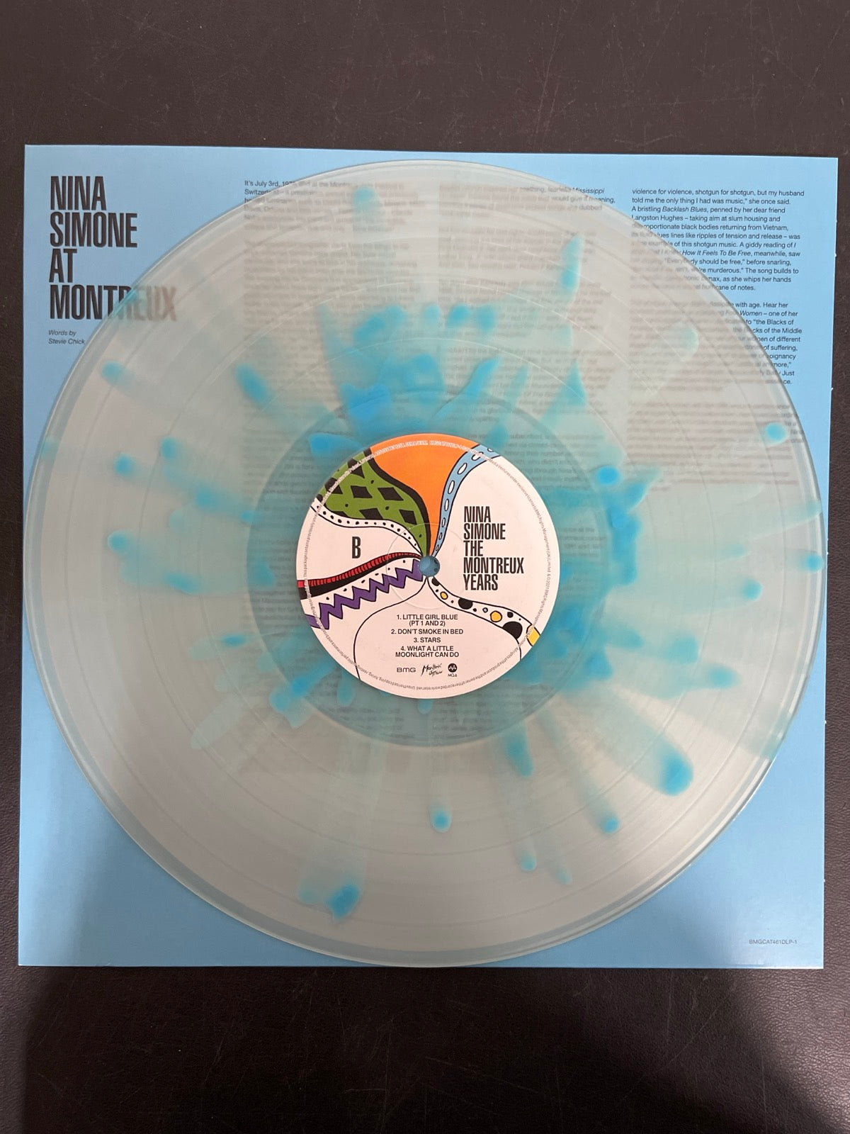 VINYL_1B - Nina Simone - The Montreux Years LE Clear Splatter Vinyl USED NOT TESTED