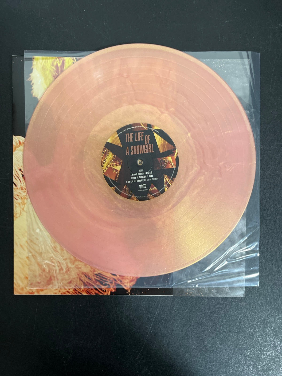 VINYL_1B - Taylor Swift - The Life of a ... LE 180gm Pink Yellow Vinyl USED NOT TESTED