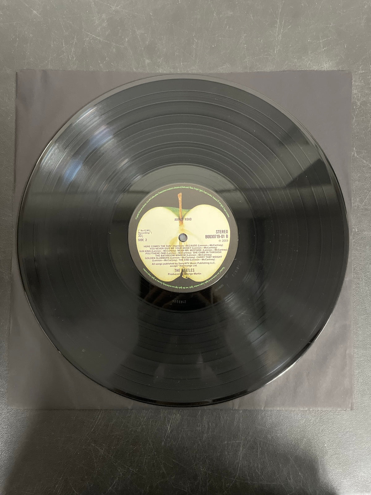 VINYL_1B - The Beatles - Abbey Road LE 180gm Remastered Ann. Ed Vinyl USED NOT TESTED
