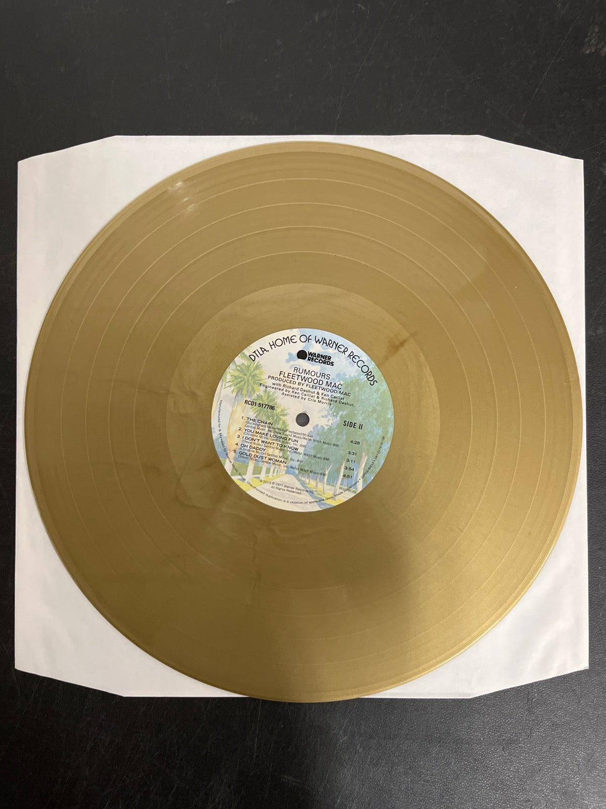 VINYL_1B - Fleetwood Mac - Rumours LE Gold Remastered Vinyl USED NOT TESTED