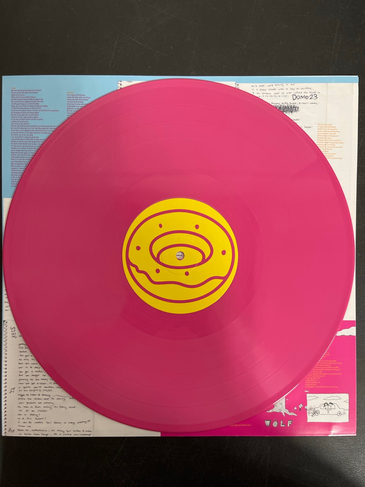 VINYL_1B - Tyler, The Creator - Wolf LE Pink Vinyl USED NOT TESTED