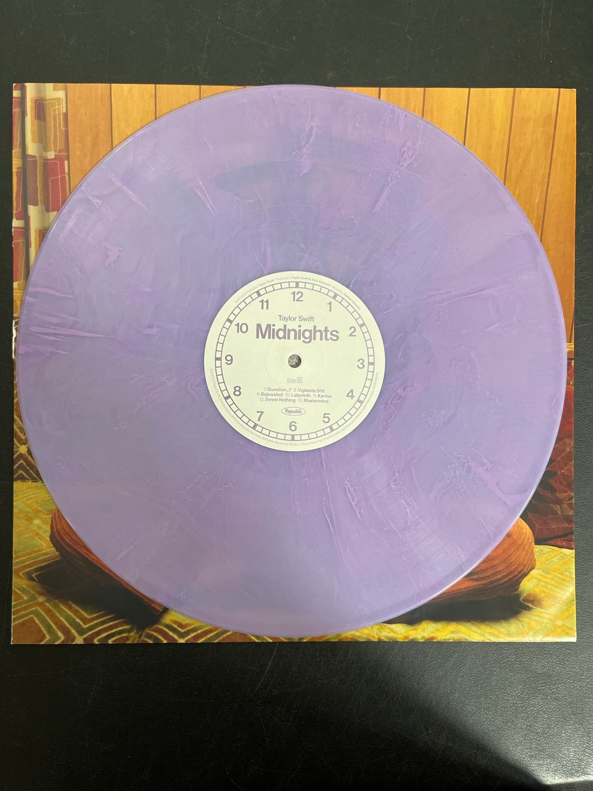 VINYL_1B - Taylor Swift - Midnights Reissue Lavender Vinyl USED NOT TESTED