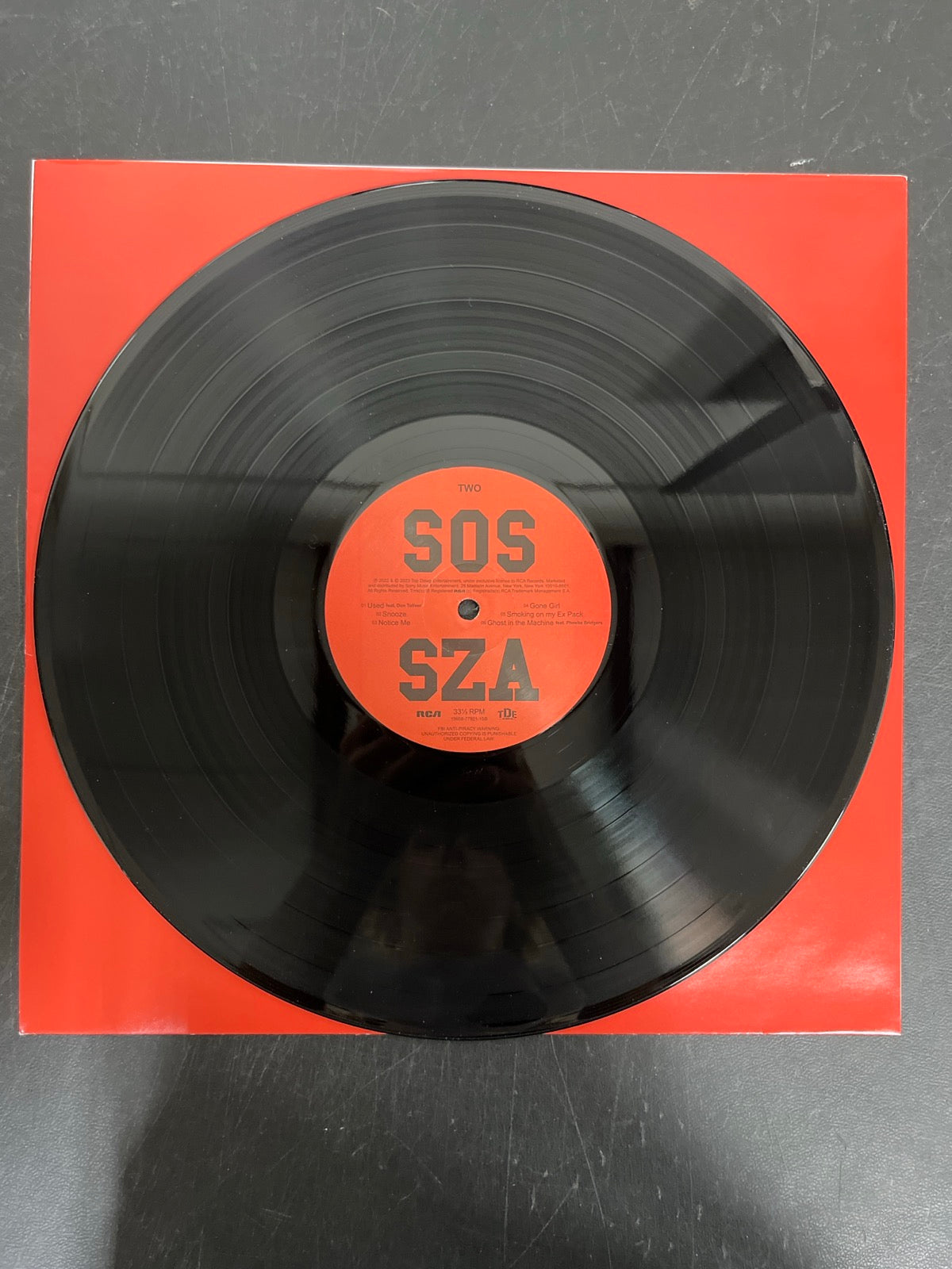VINYL_1B - SZA - SOS LE Vinyl USED NOT TESTED