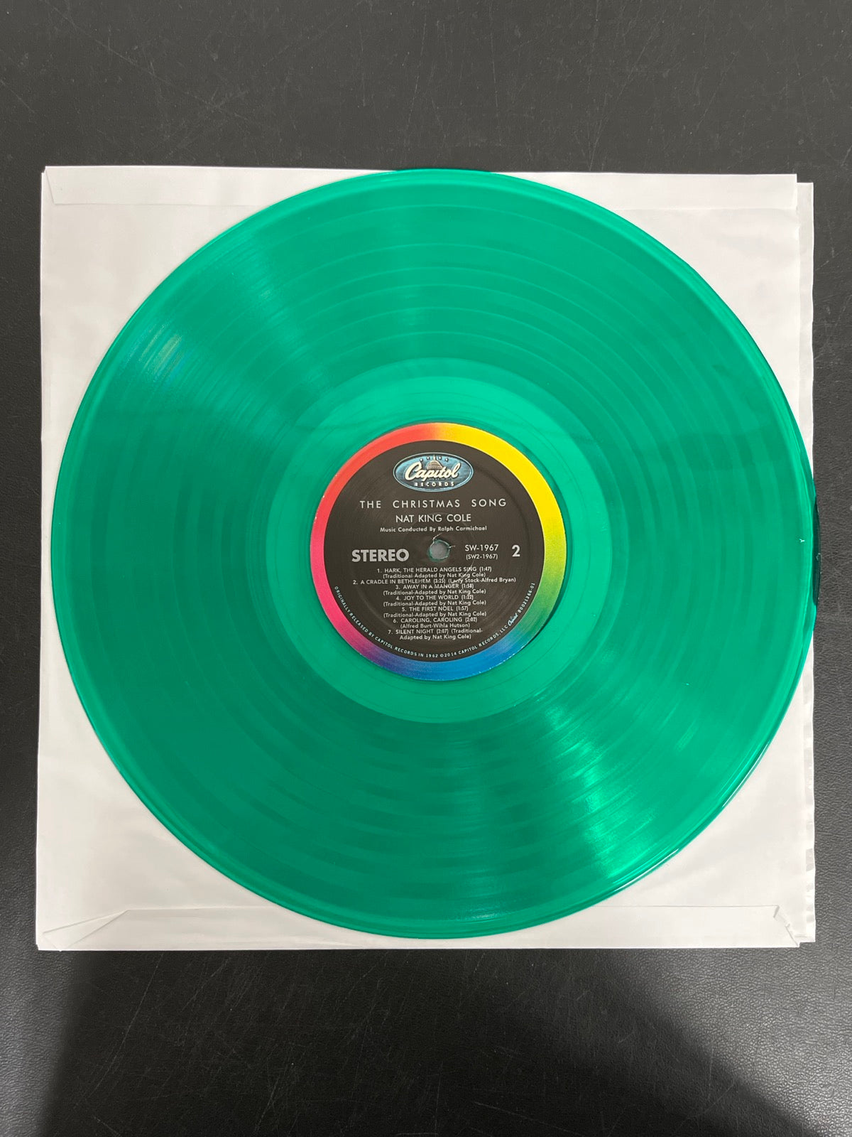 VINYL_1B - Nat King Cole - The Christmas Song LE Green Vinyl USED NOT TESTED