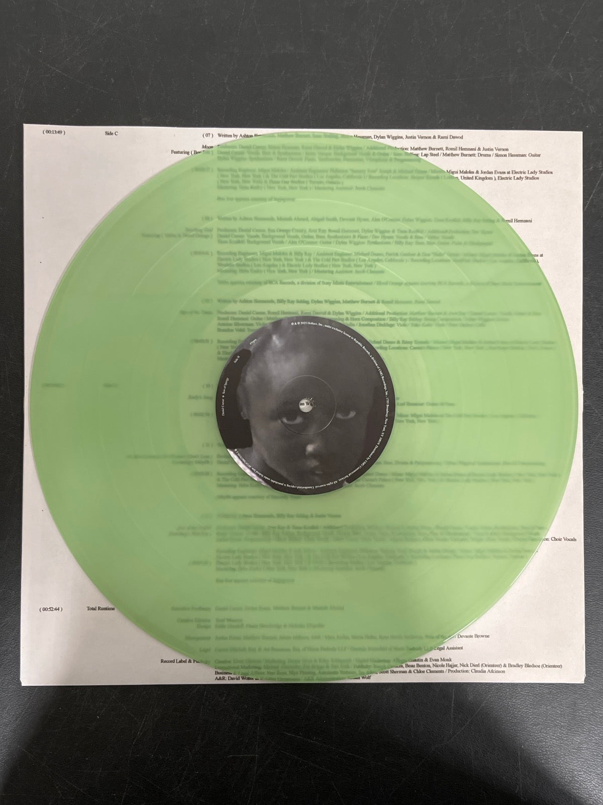 VINYL_1B - Daniel Caesar - Son of Spergy LE Coke Bottle Green Vinyl USED NOT TESTED