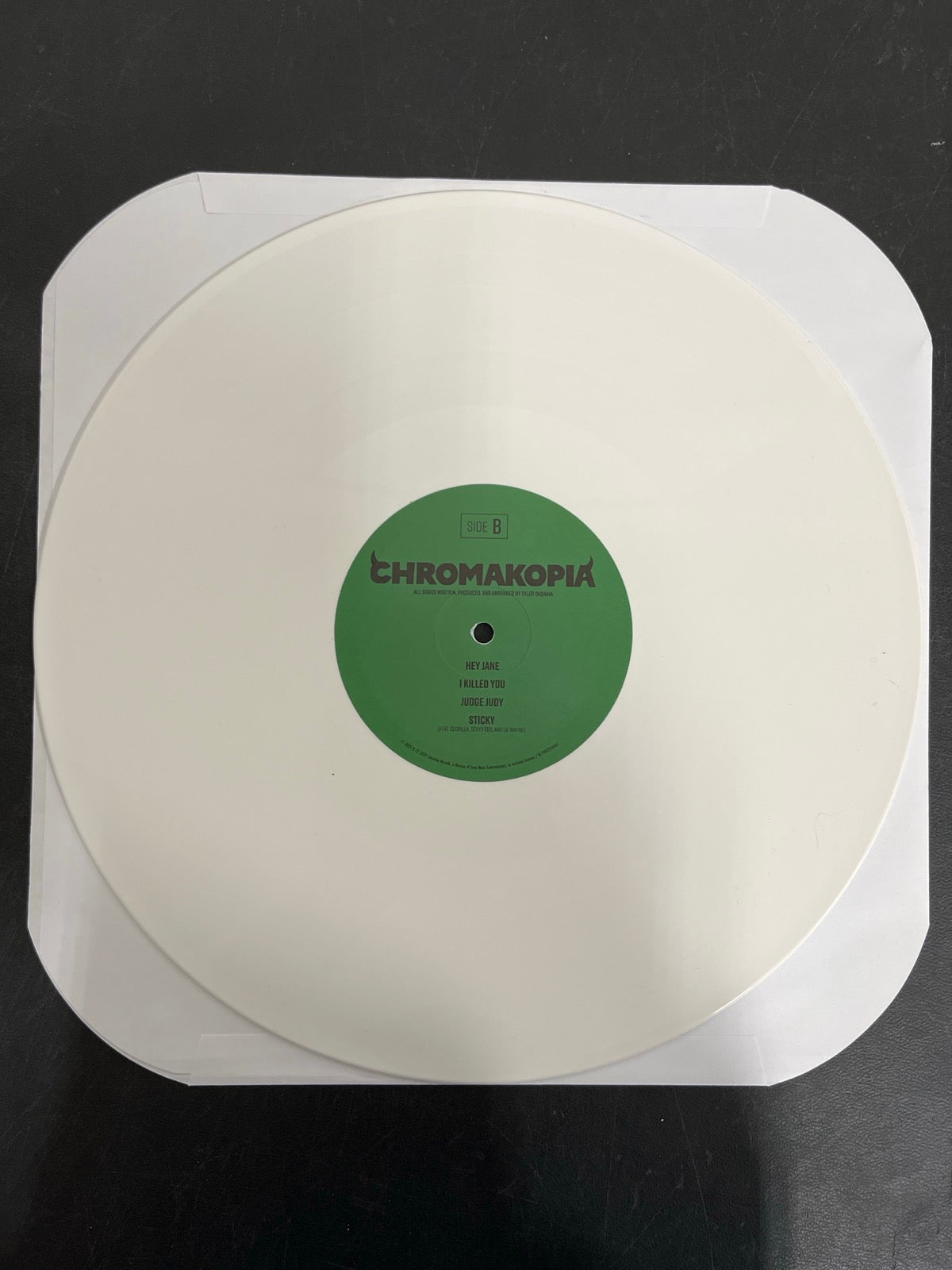 VINYL_1B - Tyler, the Creator - Chromakopia 180gm Deluxe Opaque White Vinyl USED NOT TESTED