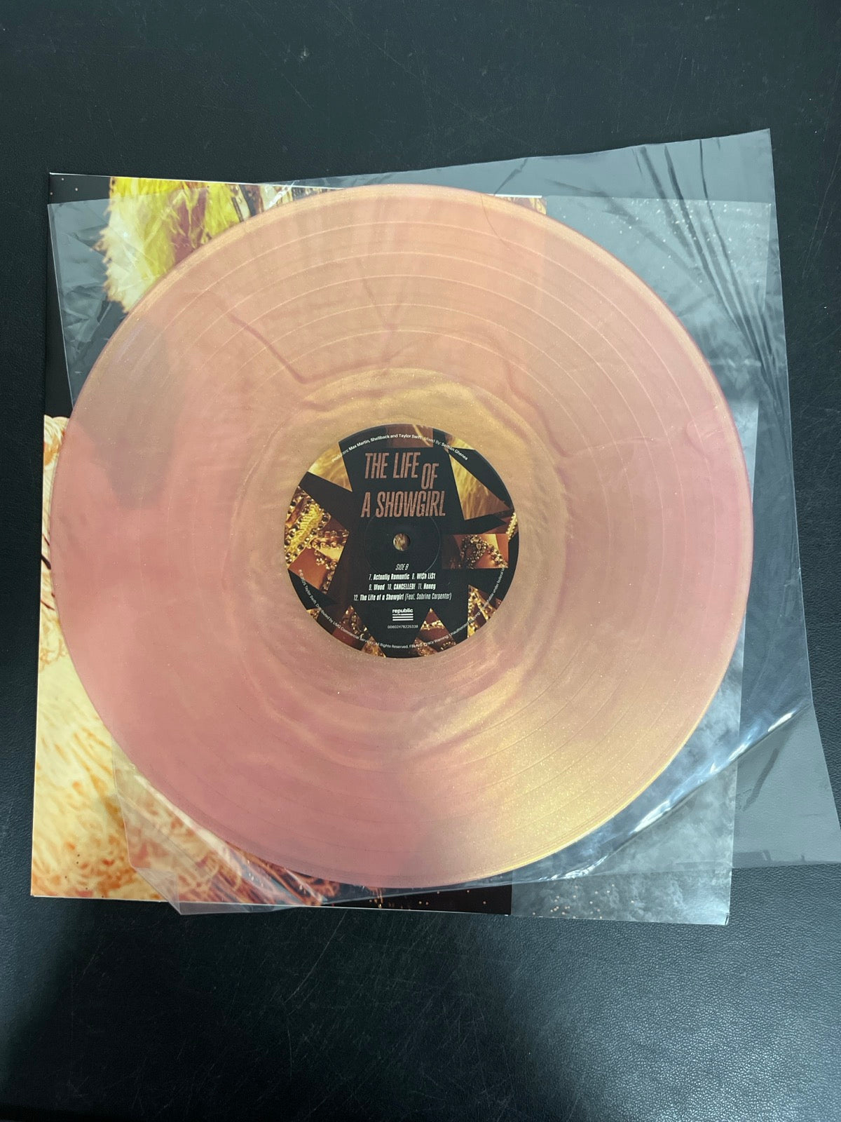 VINYL_1B - Taylor Swift - The Life of a ... LE 180gm Pink Yellow Vinyl USED NOT TESTED