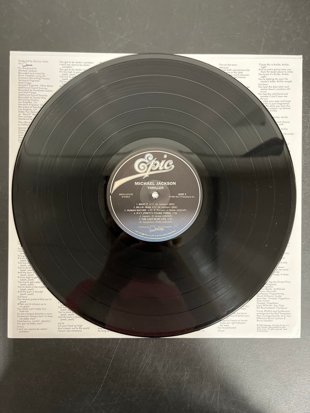 VINYL_1B - Michael Jackson - Thriller 40 Anniversary Ed. Vinyl USED NOT TESTED