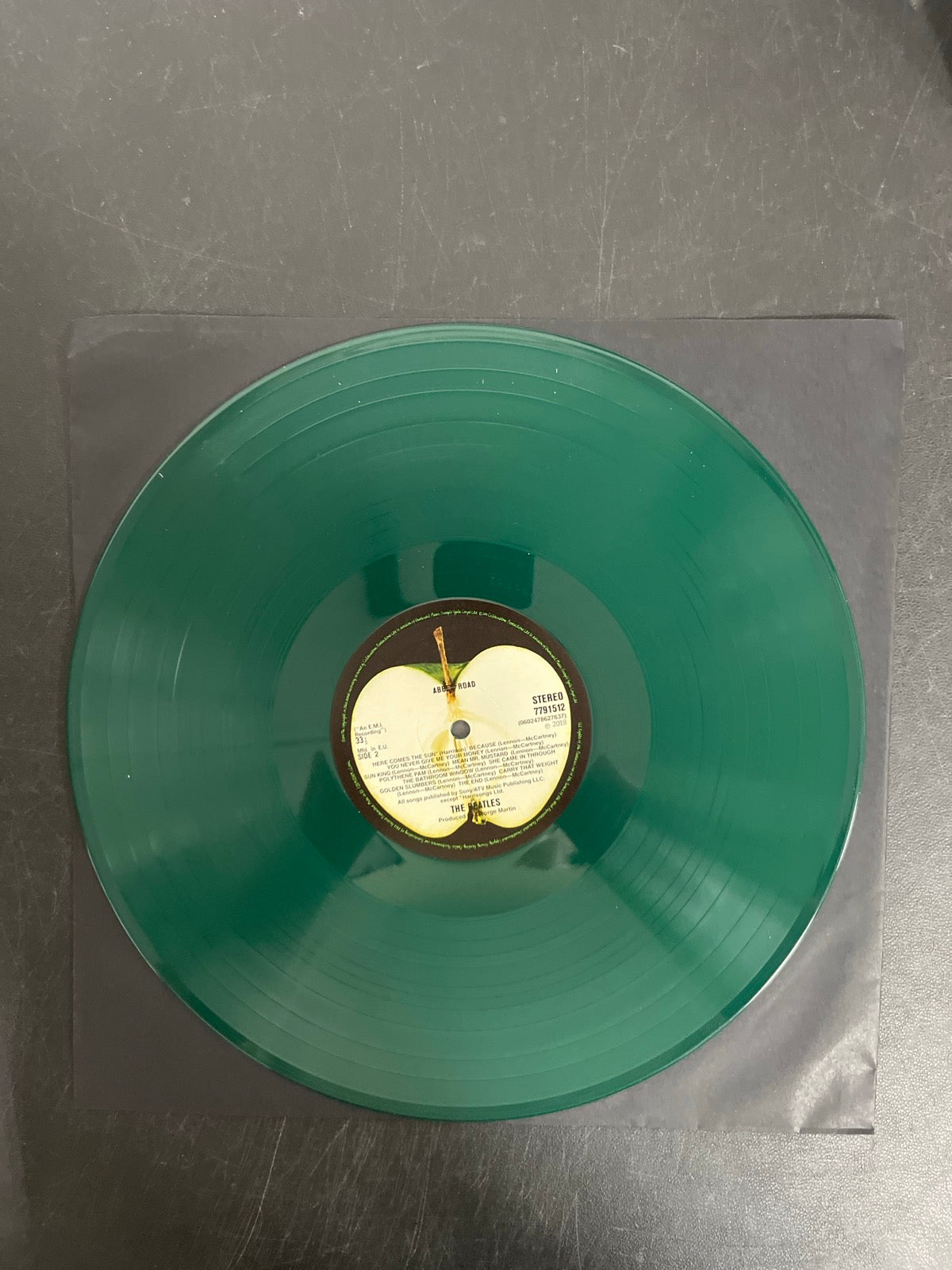 VINYL_1B - The Beatles - Abbey Road LE 180gm Green Vinyl USED NOT TESTED