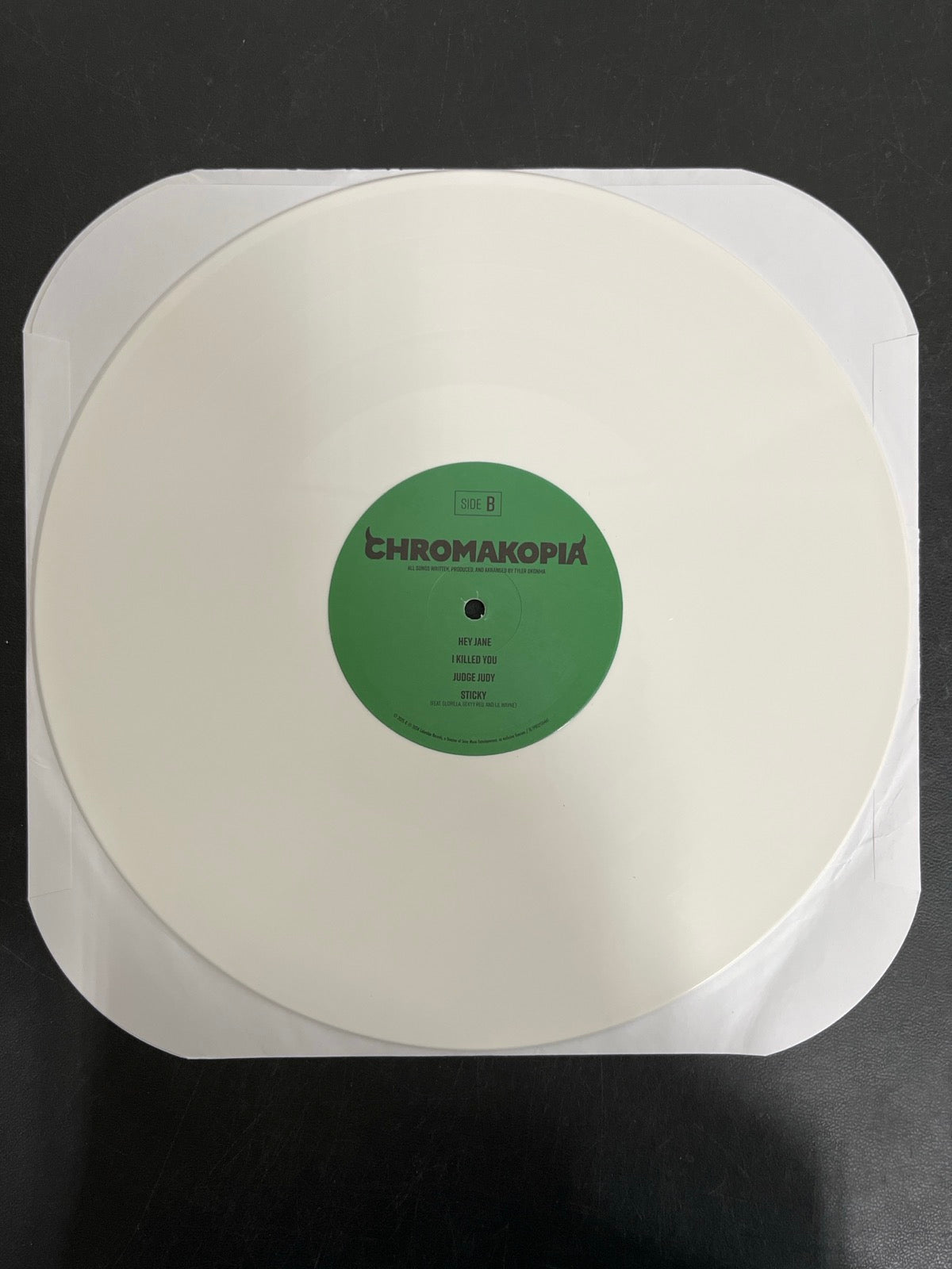 VINYL_1B - Tyler, the Creator - Chromakopia 180gm Deluxe Opaque White Vinyl USED NOT TESTED