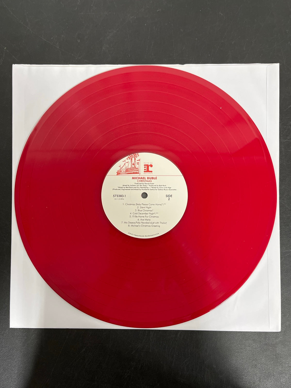 VINYL_1B - Michael Bublé - Christmas LE Red Vinyl USED NOT TESTED