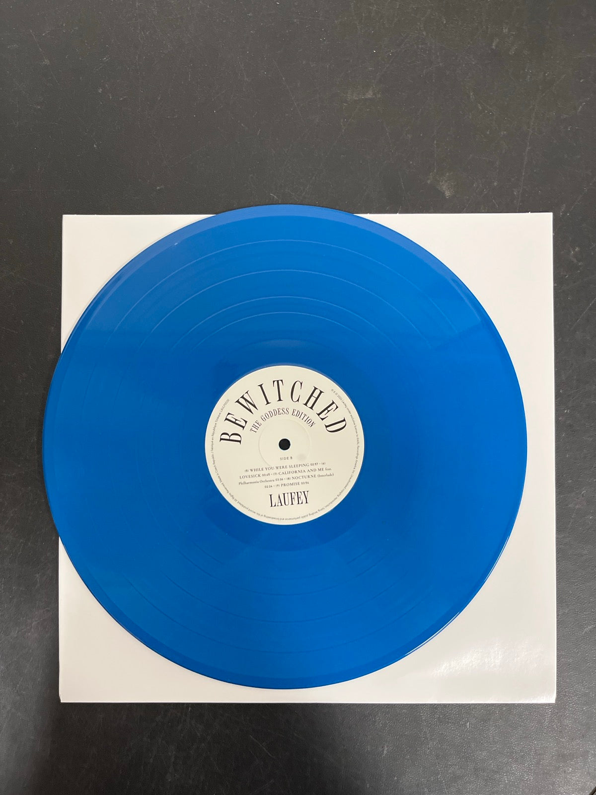 VINYL_1B - Laufey - Bewitched: The Goddess Edition LE Blue Vinyl USED NOT TESTED