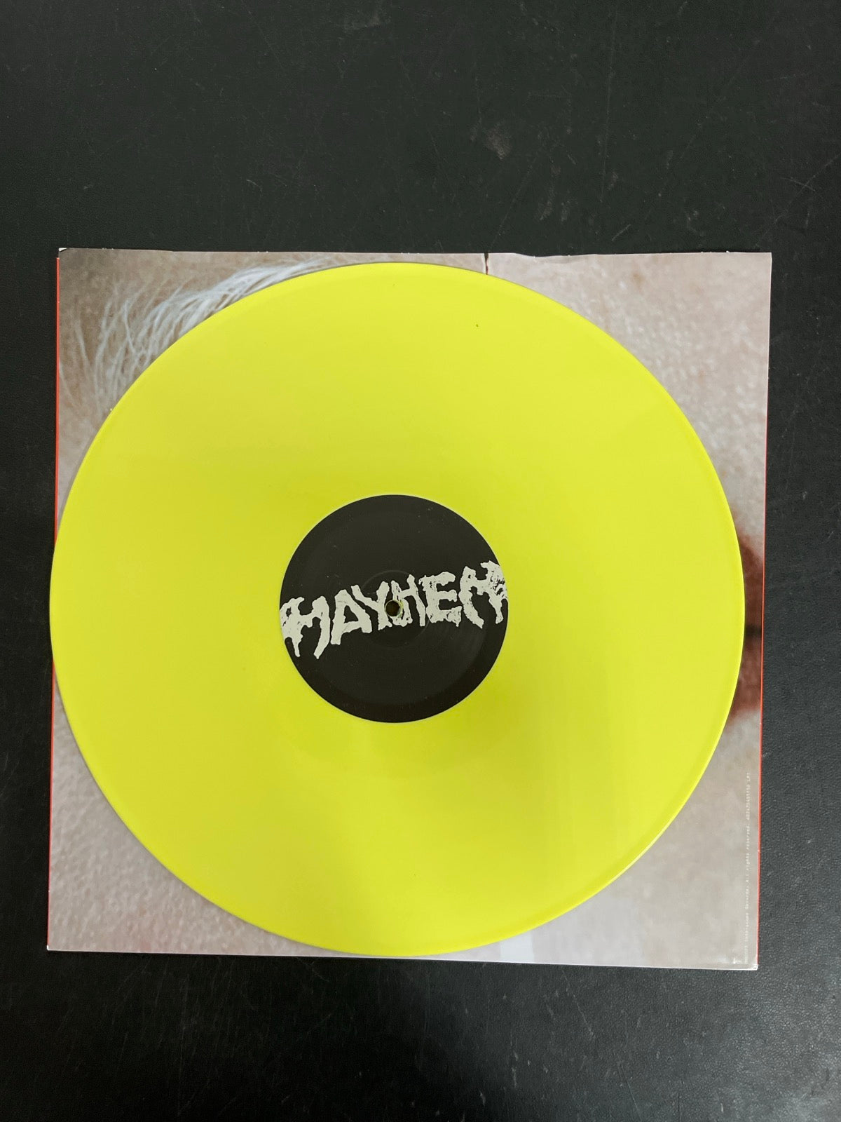 VINYL_1B - Lady Gaga - MAYHEM LE Yellow Etched Vinyl USED NOT TESTED