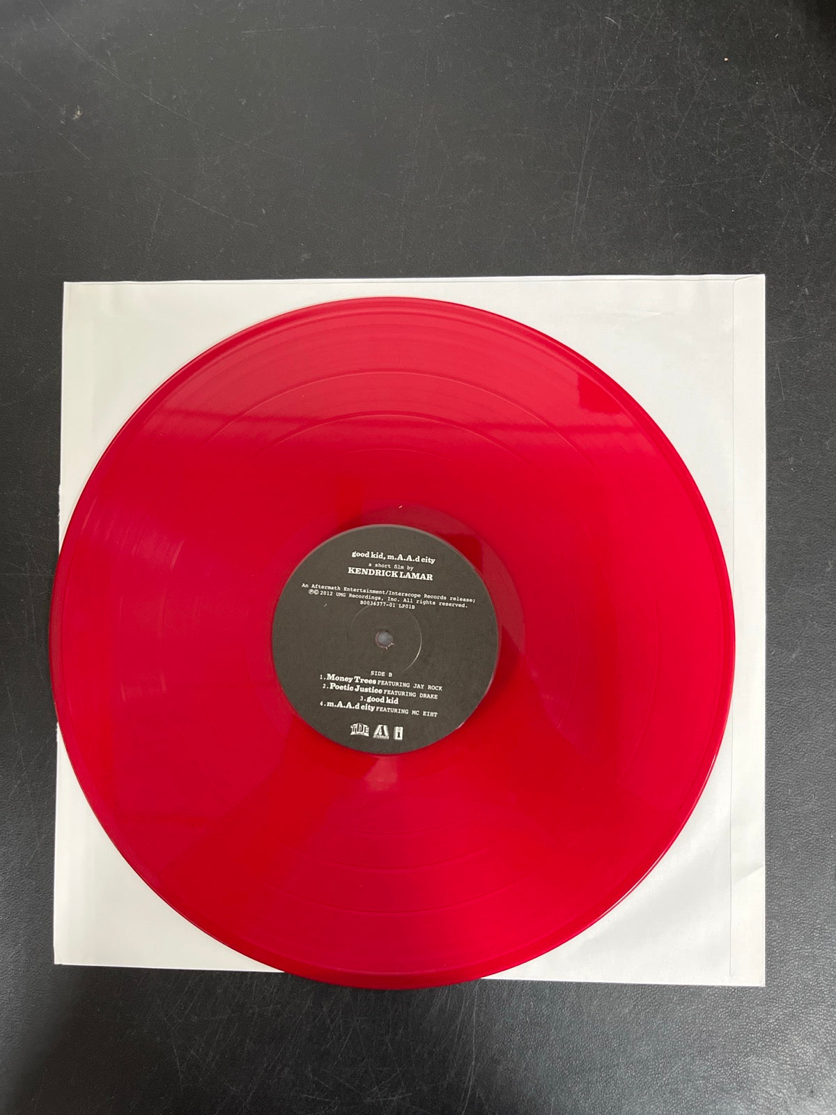 VINYL_1B - Kendrick Lamar - good kid, m.A.A.d city LE Red Vinyl USED NOT TESTED