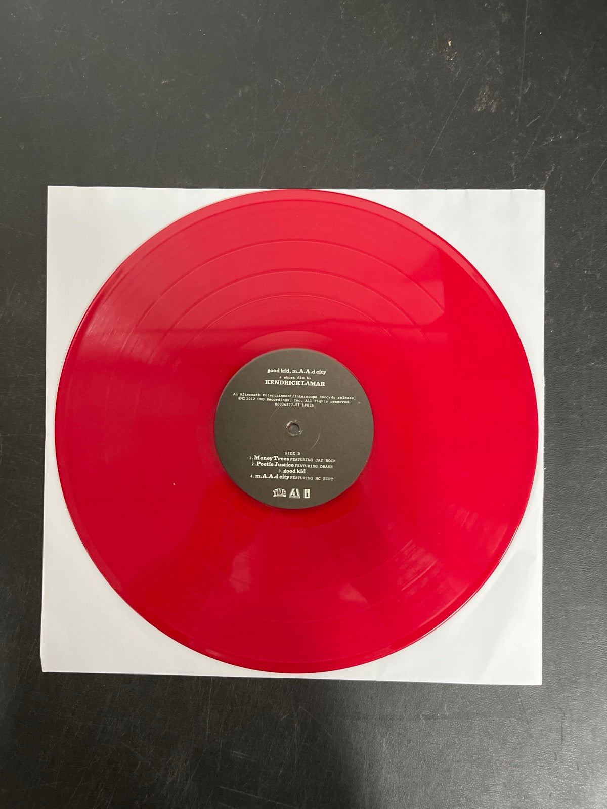 VINYL_1B - Kendrick Lamar - good kid, m.A.A.d city LE Red Vinyl USED NOT TESTED