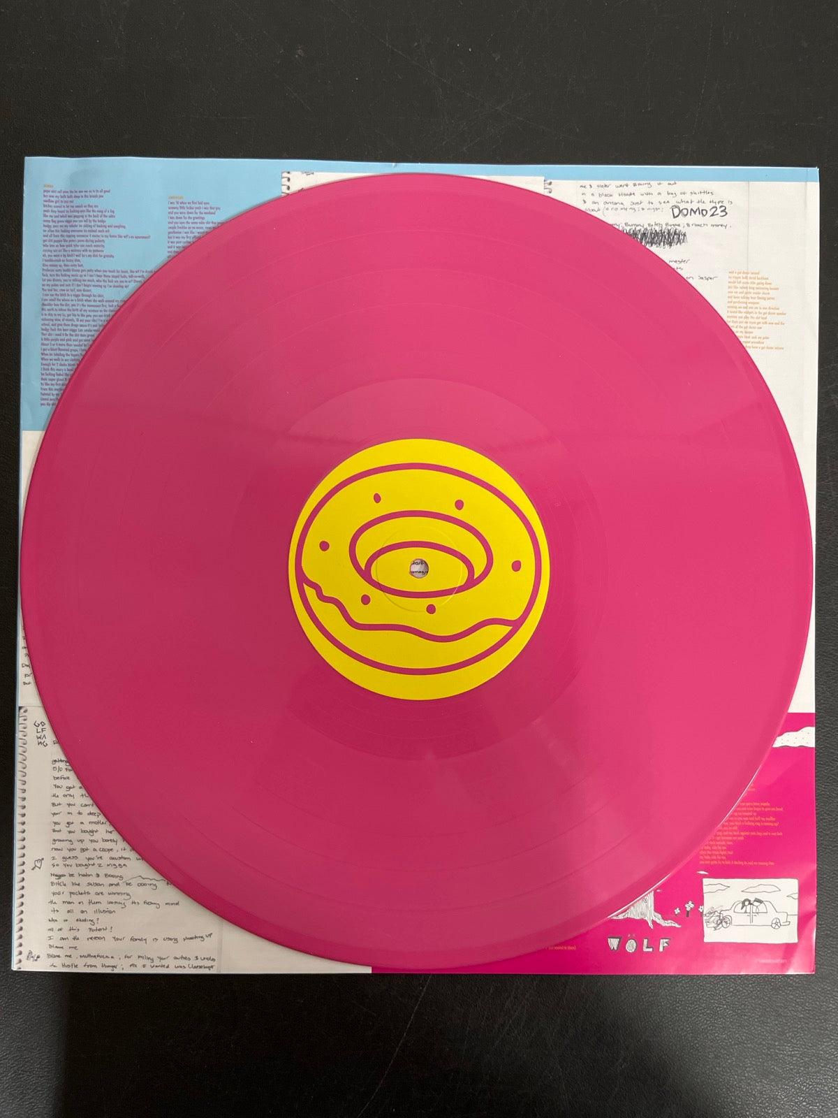 VINYL_1B - Tyler, The Creator - Wolf LE Pink Vinyl USED NOT TESTED