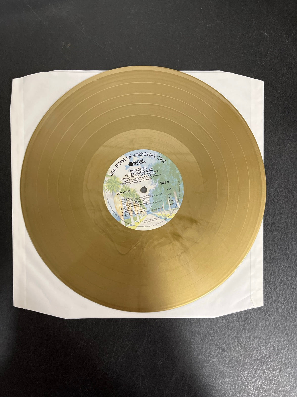 VINYL_1B - Fleetwood Mac - Rumours LE Gold Remastered Vinyl USED NOT TESTED