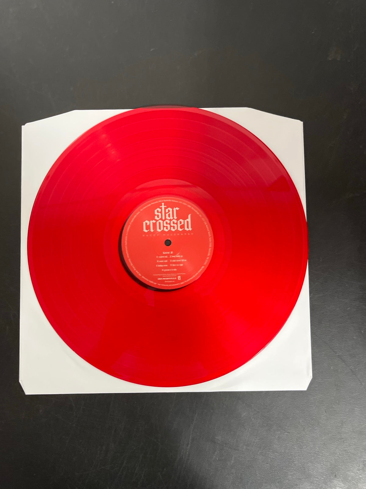 VINYL_1B - Kacey Musgraves - star-crossed LE Target Exclusive Red Vinyl USED NOT TESTED