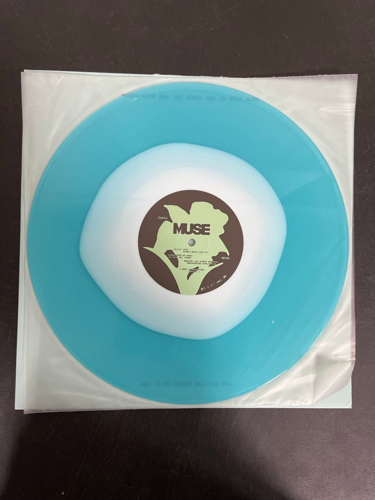VINYL_1B - Jimin (BTS) - Muse LE BLue Vinyl USED NOT TESTED
