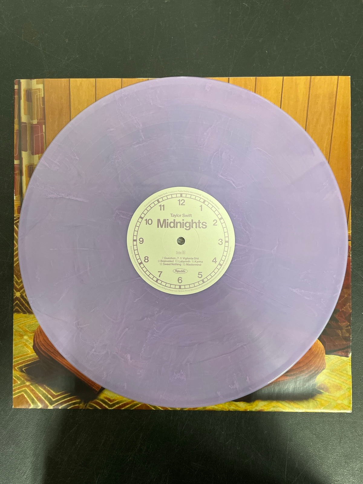 VINYL_1B - Taylor Swift - Midnights Reissue Lavender Vinyl USED NOT TESTED