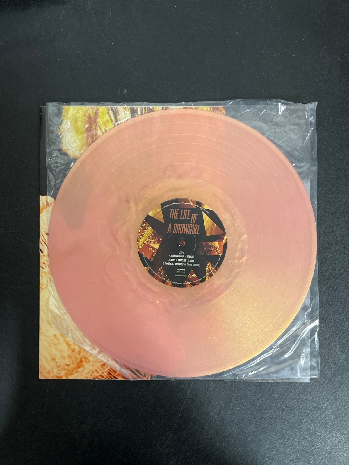 VINYL_1B - Taylor Swift - The Life of a ... LE 180gm Pink Yellow Vinyl USED NOT TESTED
