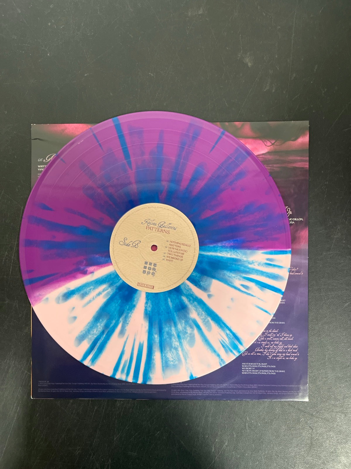 VINYL_1B - Kelsea Ballerini - Patterns LE Uncharted Waters Vinyl USED NOT TESTED
