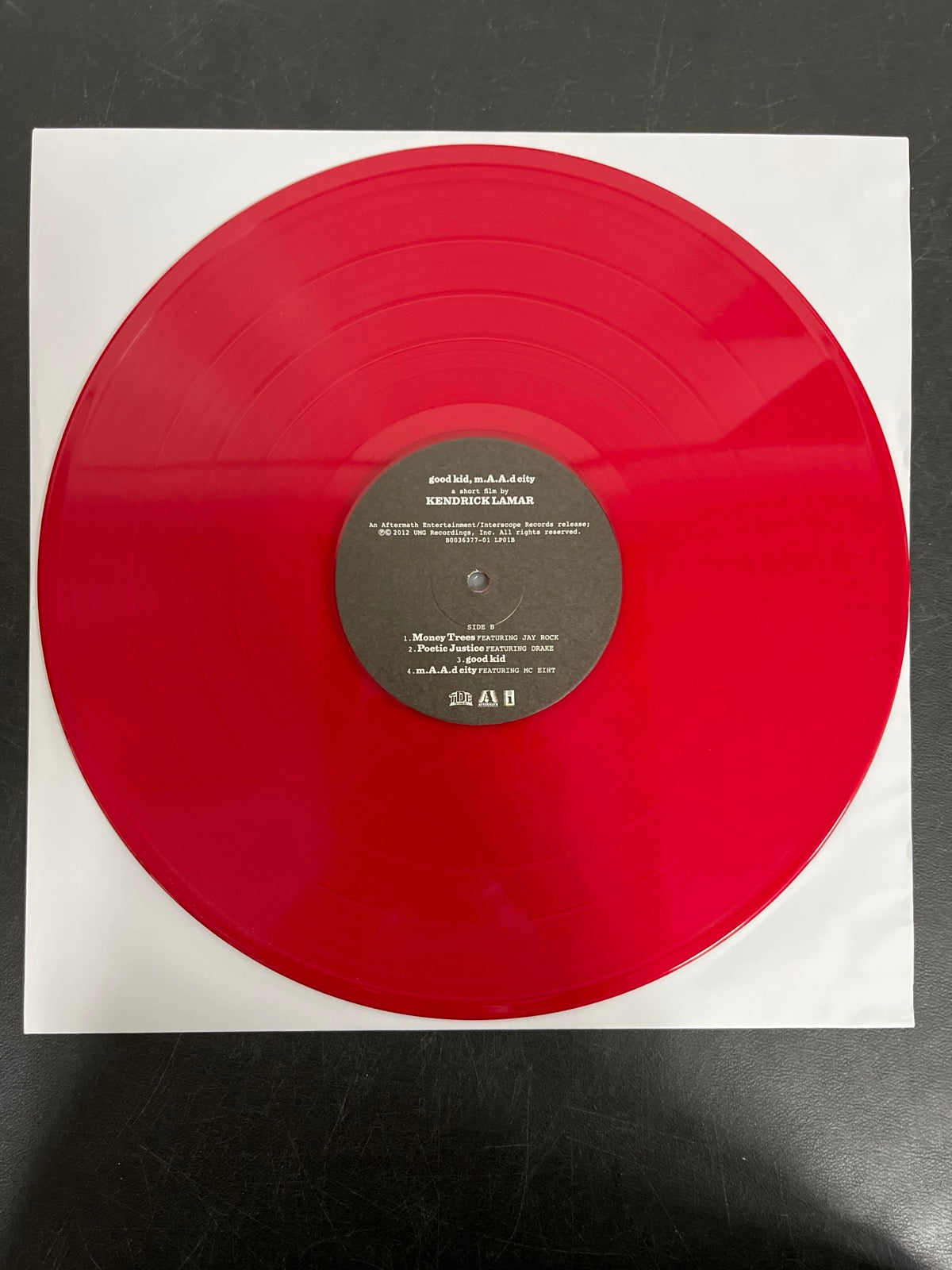VINYL_1B - Kendrick Lamar - good kid, m.A.A.d city LE Red Vinyl USED NOT TESTED