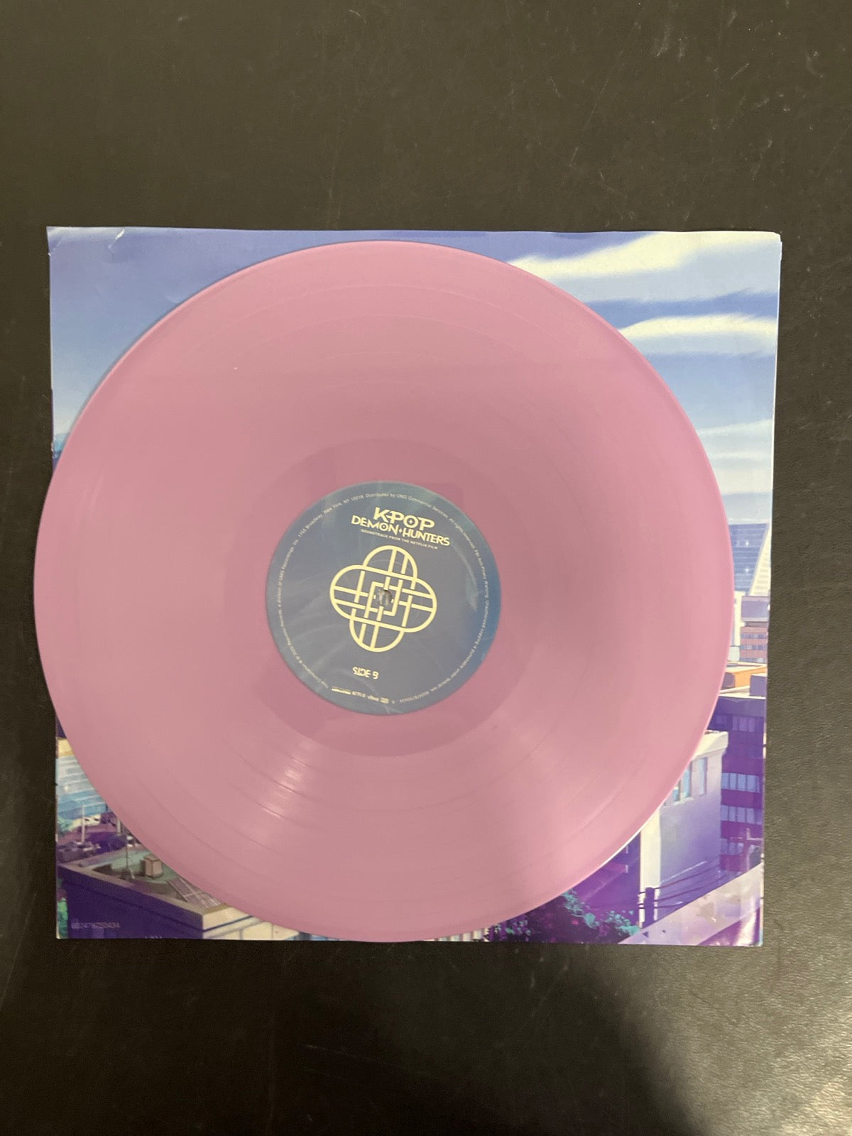 VINYL_1B - K-Pop Demon Hunters OST... Target Exclusive Violet Vinyl USED NOT TESTED