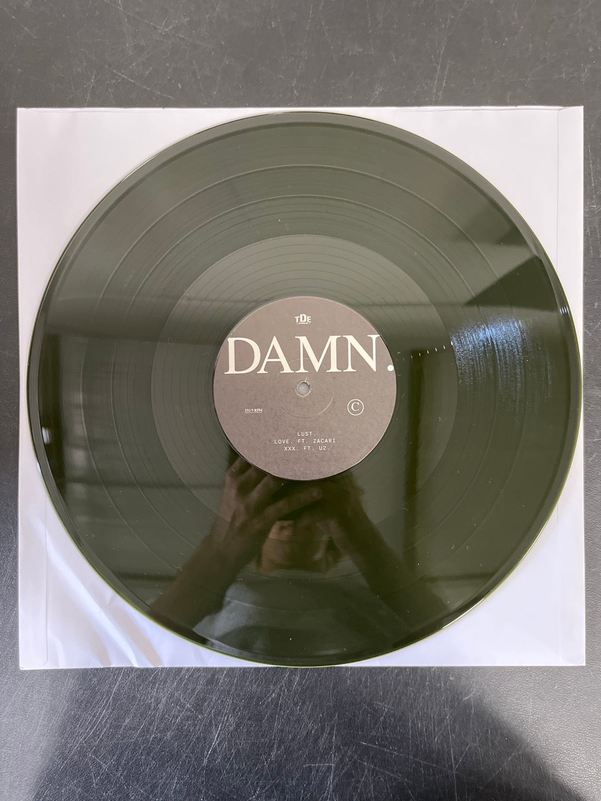 VINYL_2C - Kendrick Lamar - DAMN. LE 180gm Green Vinyl USED NOT TESTED