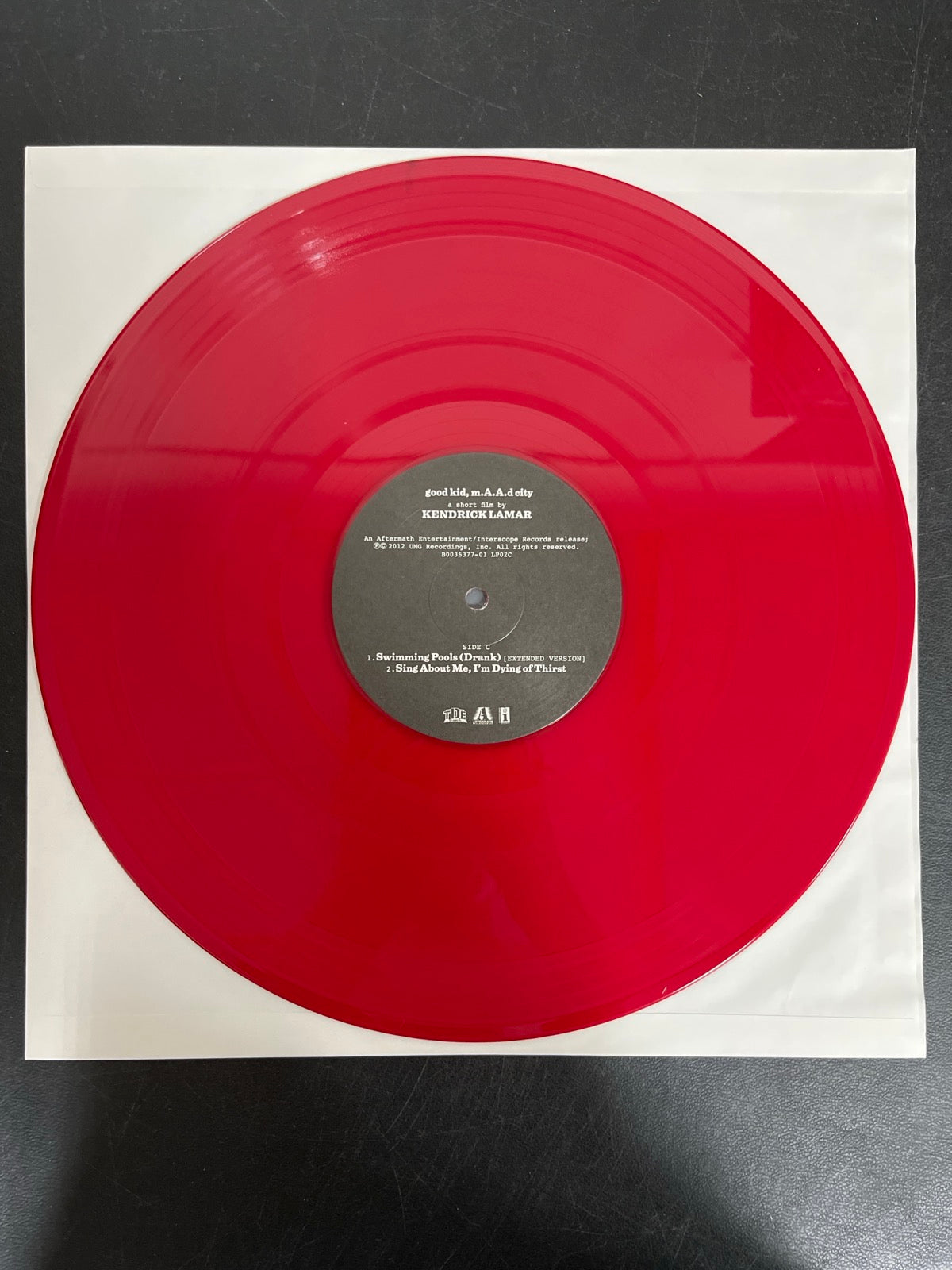 VINYL_2C - Kendrick Lamar - good kid, m.A.A.d city LE Red Vinyl USED NOT TESTED