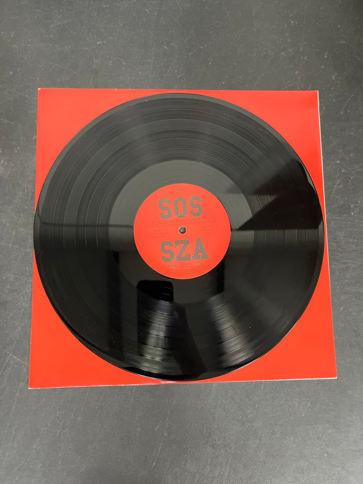 VINYL_2C - SZA - SOS LE Vinyl USED NOT TESTED