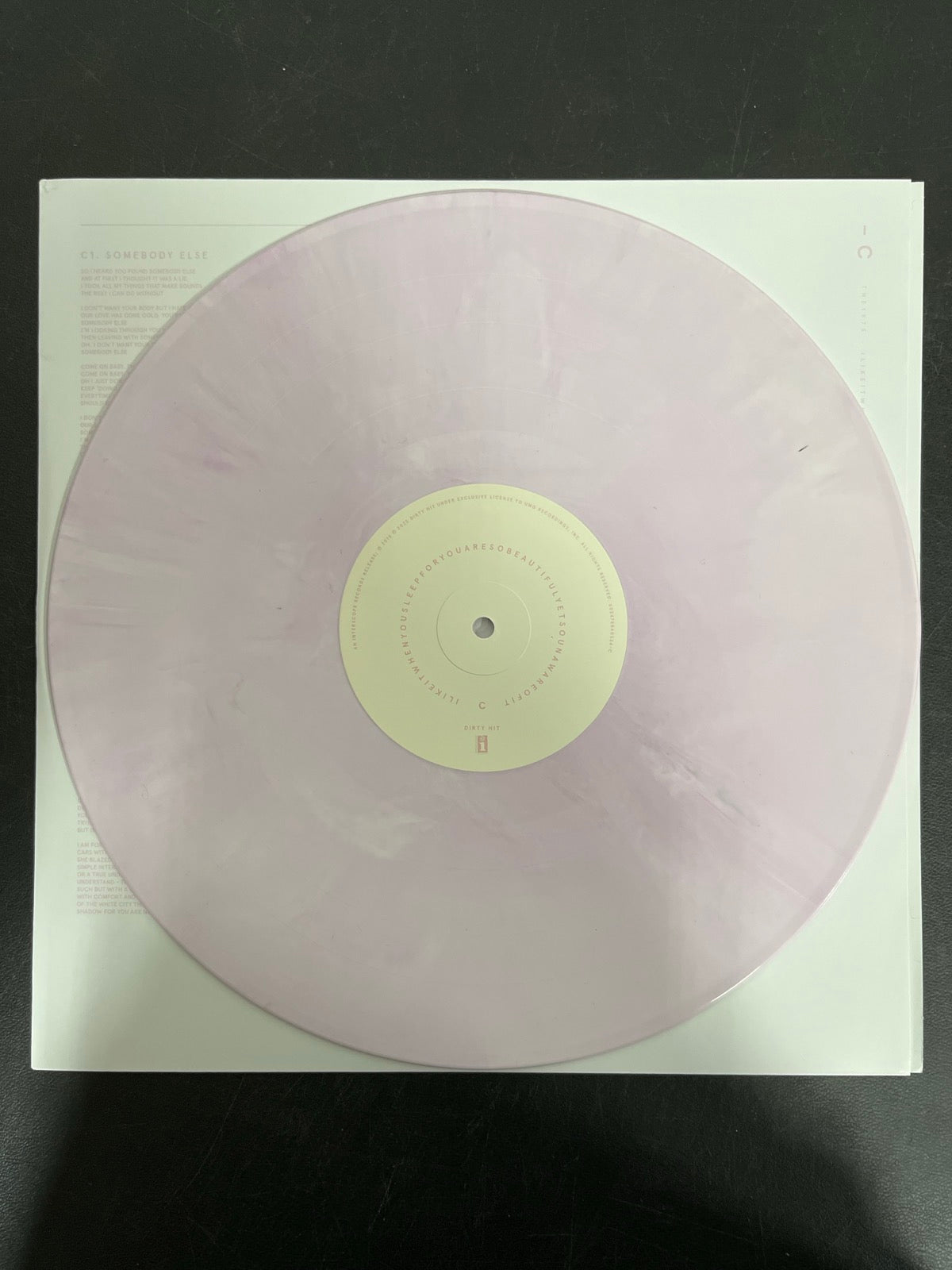 VINYL_2C - The 1975 - I Like It When You Sleep ... LE Purple / Pink Vinyl USED NOT TESTED