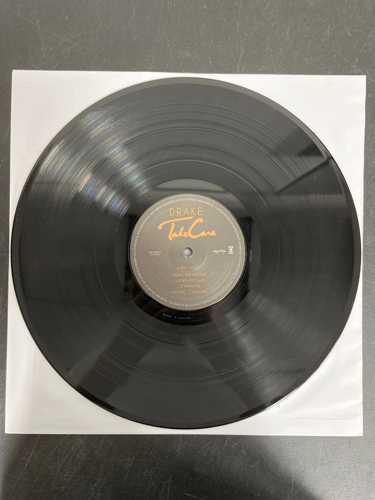 VINYL_2C - Drake - Take Care Reissue Vinyl USED NOT TESTED